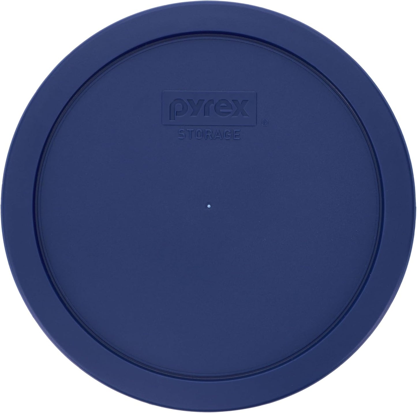Pyrex 7402-PC Blue Food Storage Replacement Lid (This Lid Fits the Pyrex 7402 6-Cup SCULPTED MIXING BOWL and 7203 7-Cup Glass Bowl) (8-Pack) - Made in USA