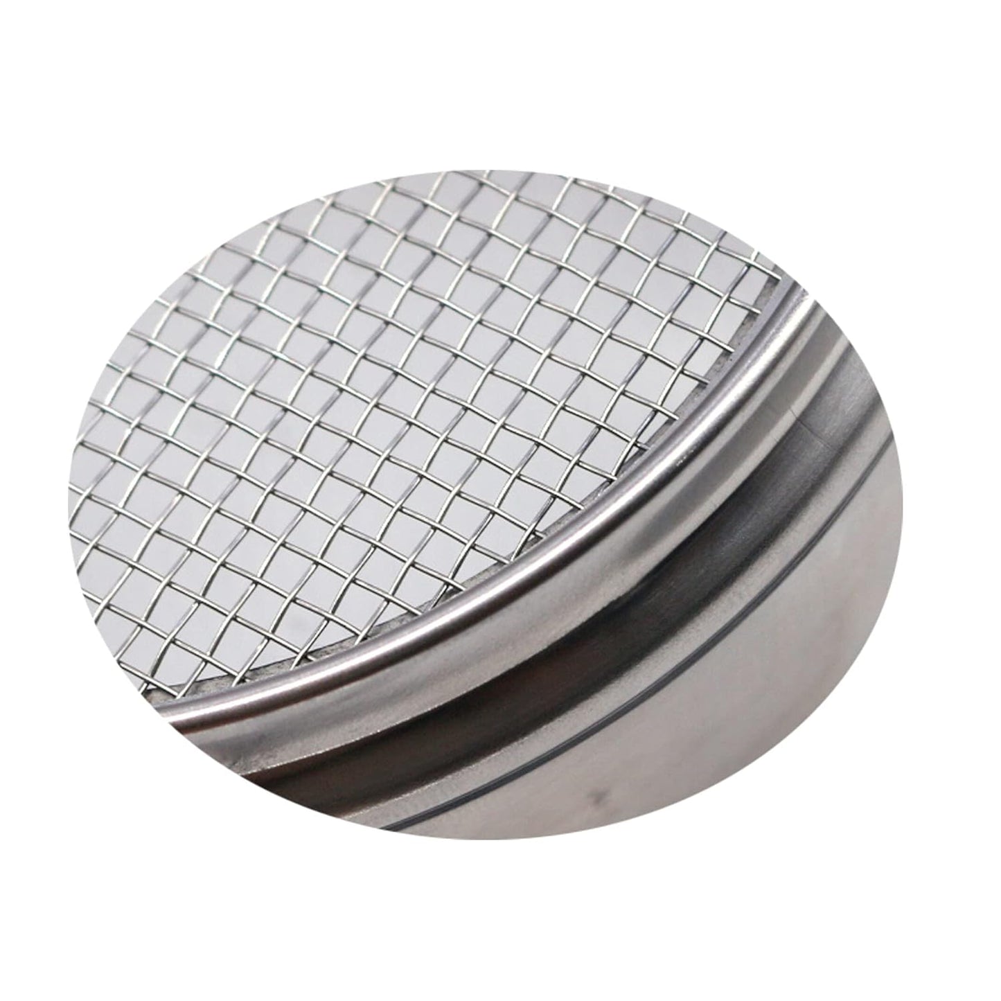 LABALPHA 70 Mesh Lab Sieves, Test Sieve #70 Mesh, 4'' Diameter, 304 Stainless Steel Wire Cloth (0.22mm)