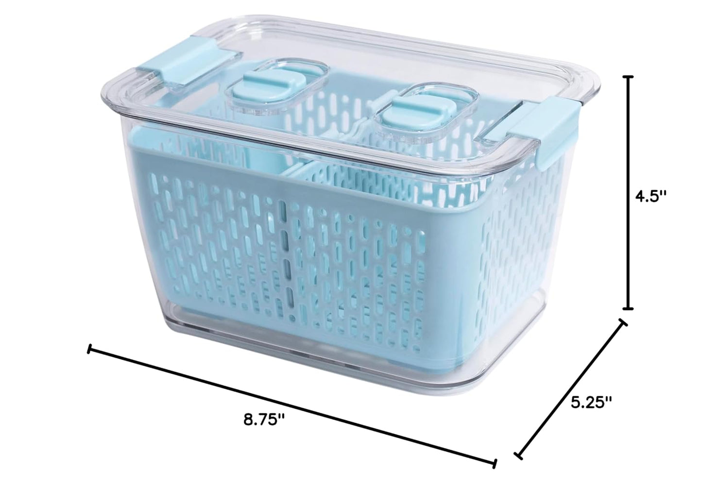 Kitchen Spaces - 1465A6-AMZ Kitchen Spaces Colander Bin, Medium, Gray