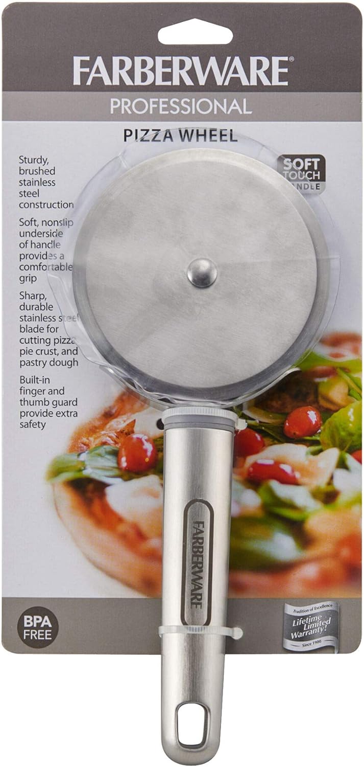 Farberware Professional Stainless Steel Soft Can Opener, 7.36-Inch, Gray