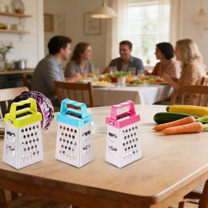 6pcs Mini Cheese Grater Set, Stainless Steel Box Graters, Compact Mini Graters for Kitchen, Small Box Grater for Cheese, Vegetables, Ginger, and More