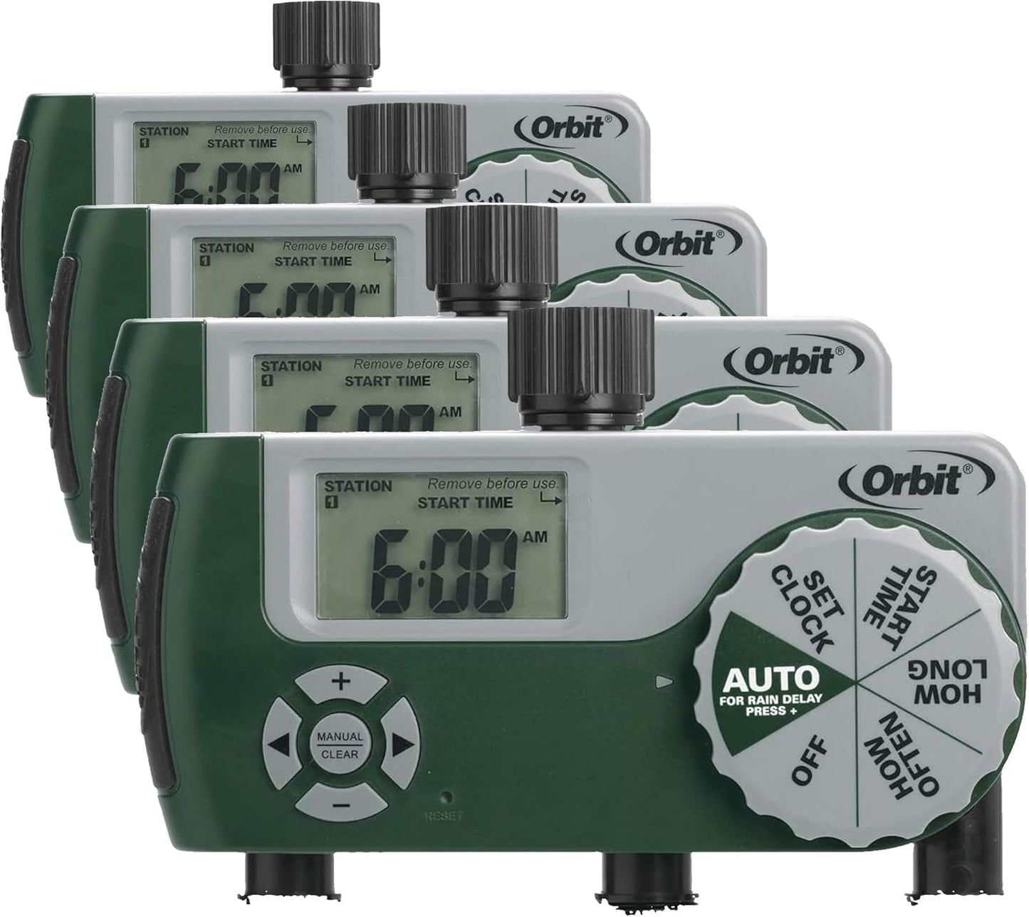 Orbit 62067 1-Outlet Programmable Digital Hose Watering Timer, 2-Pack