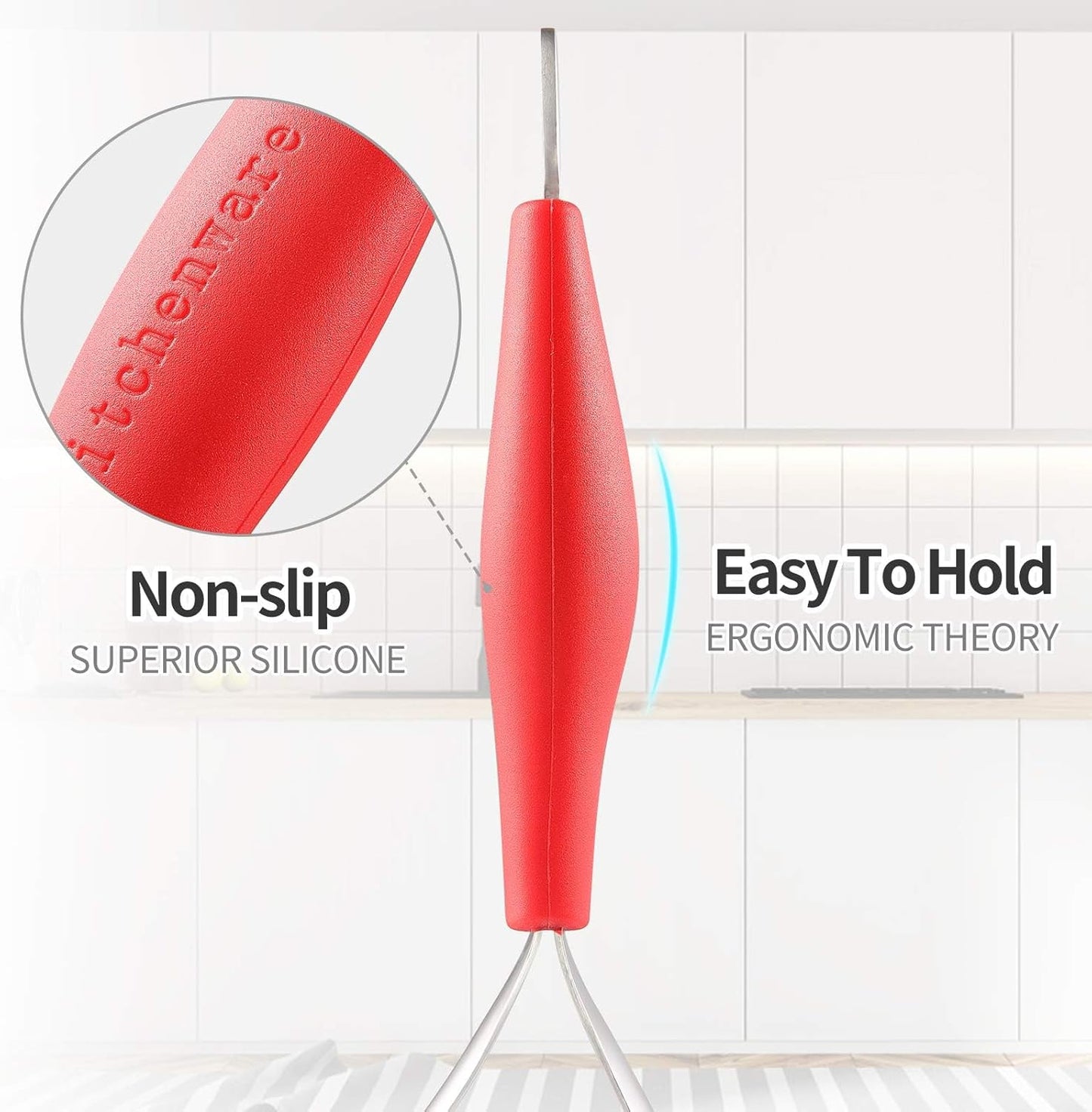 Joyoldelf Heavy Duty Stainless Steel Potato Masher with Potato Peelers, Masher Kitchen Tool & Food Masher/Potato Smasher with Silicone Handle, Perfect for Bean, Vegetable, Fruits, Avocado, Meat