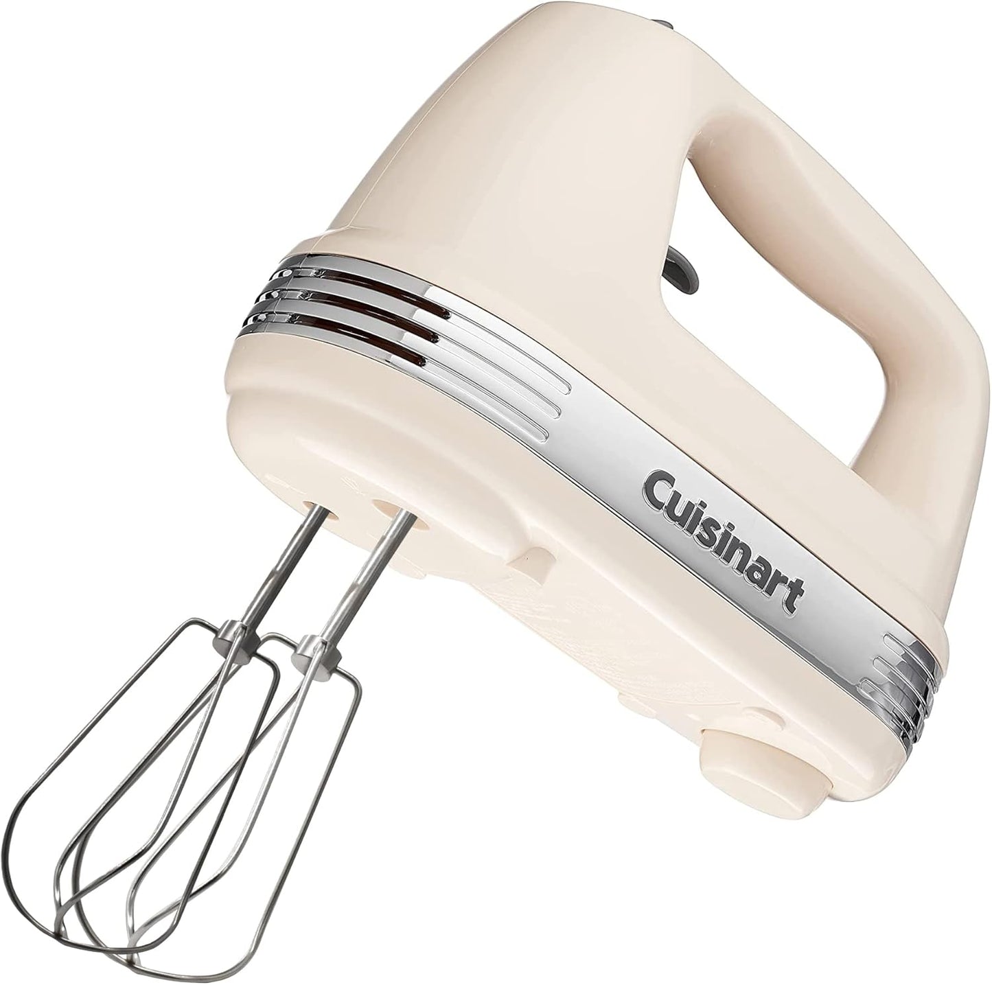 Cuisinart Power Advantage Plus 9-Speed Hand Mixer, 220W Motor, Electric Mixer with Dishwasher-Safe Beaters, Storage Case, HM-90BCS, Brushed Chrome