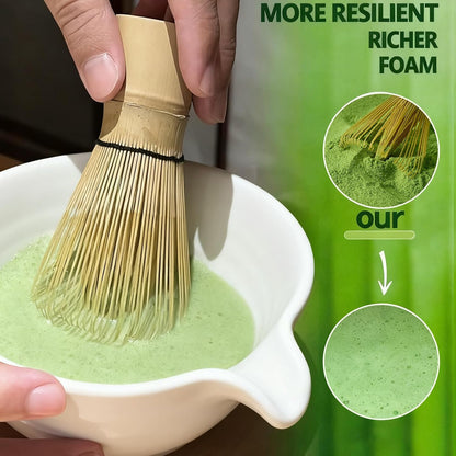 Clay&Fire Matcha Whisk Set, 9 pcs Ceramic Matcha Set, Gifts for Women,Matcha Bowl with Spout and Whisk, Matcha Kit for Matcha Lovers, Gift Mother's Day, Birthday, Anniversary