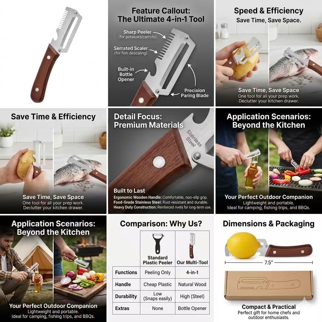 Vegetable Peeler, Peelers For kitchen,Kitchen Peeler with Stainless Steel Blade for Effortless Peeling, Slicing & Easy Grip Handle (1)
