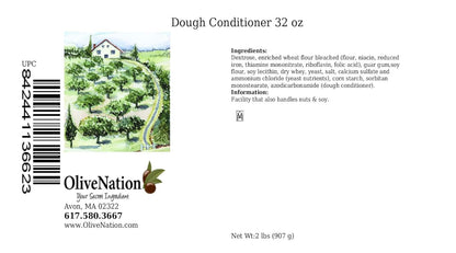 OliveNation Dough Conditioner and Improver, Baking Strengthener for Breads, Pastry, Baked Goods, Kosher - 32 ounces
