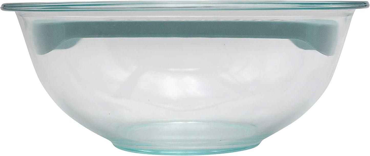 Microplane Mixing Bowl Grater - Extra Coarse Grater for Cauliflower Rice - Purist Blue