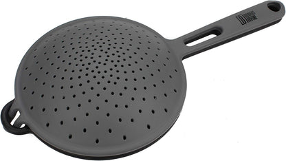 Cambridge Robert Irvine 2-in-1 Collapsible Colander, 0, BLACK
