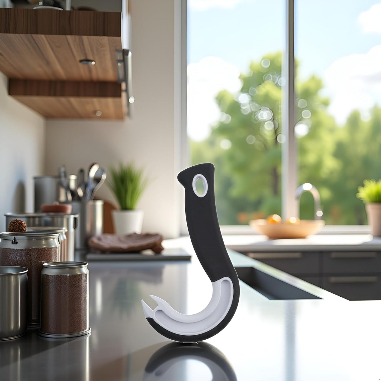 Hand can opener manual, can opener for seniors, Easy Open Ring Pull Can Opener, convenient to open cans labor-saving tools can be used for a variety of Pull-Tab Cans, Soda Cans Canned Pet,Can Openers