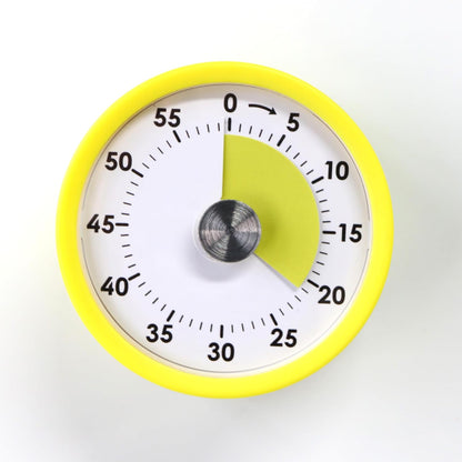 Kitchen Timer, Magnetic Visual Countdown Timer with Loud 72dB Alarm Mechanical Analog Dial for Cooking Baking Home Gym Office
