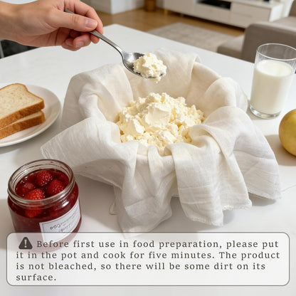 Cheese Cloths, 10Pcs 20x20 Inch Grade 100 Precut Cheese Cloths for Straining, Cotton Unbleached, Reusable Muslin Cheesecloth for Straining, Making Yogurt, Juice, Cooking Turkey