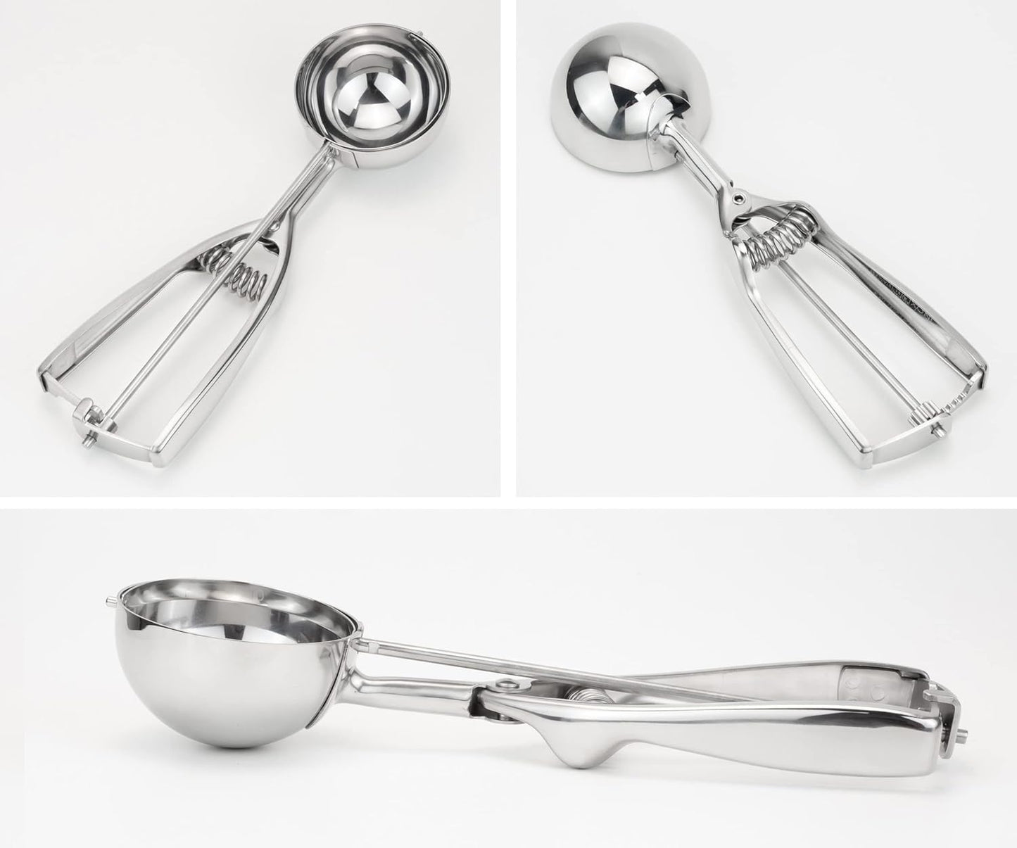 Professional 18/8 Stainless Steel Medium Cookie Scoop, Size 40