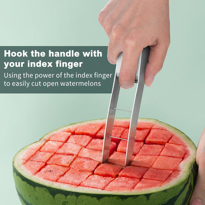 Wtermelon Cutter Slicer Cut Watermelon Into Cubes Knife Melon Baller for Kitchen Gadgets Useful Cool Tool