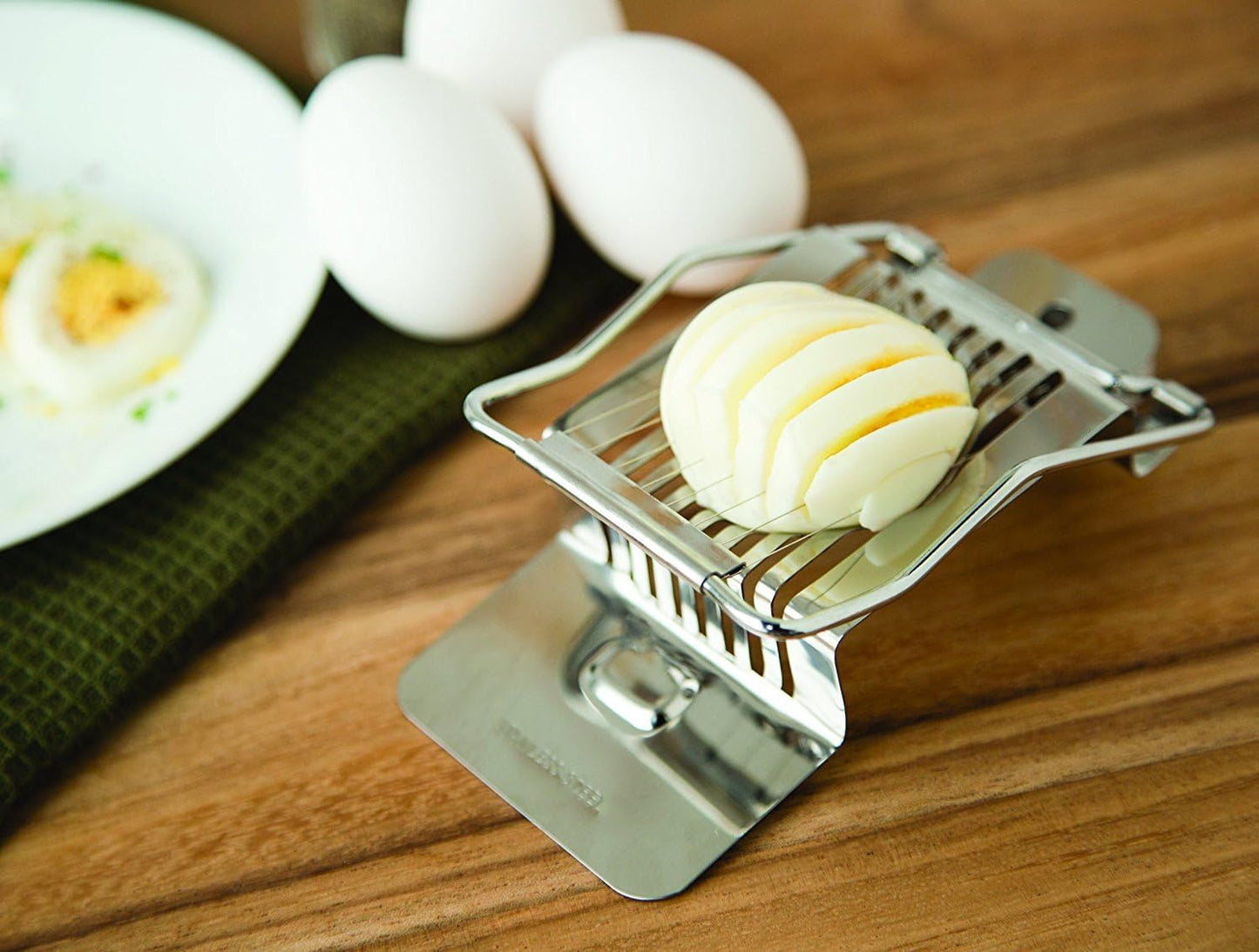 Fox Run Mushroom and Egg Slicer, Cast Aluminum,Silver