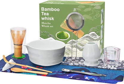 Maredash Matcha Whisk Set,Matcha Whisk,Matcha Set,Bamboo Whisk,Matcha Kit,Chasen Matcha Stirrer,Made from 100% Natural Bamboo,Durable and perfect for making matcha tea