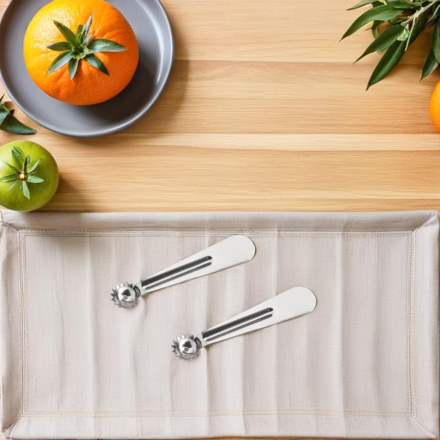 DOITOOL 12pcs Stainless Steel Fruit Corer Set with Strawberry Huller and Tomato Stem Remover for Vegetable and Fruit Prep, Pineapple Eye Remover Kitchen Tool for Salad and Cooking