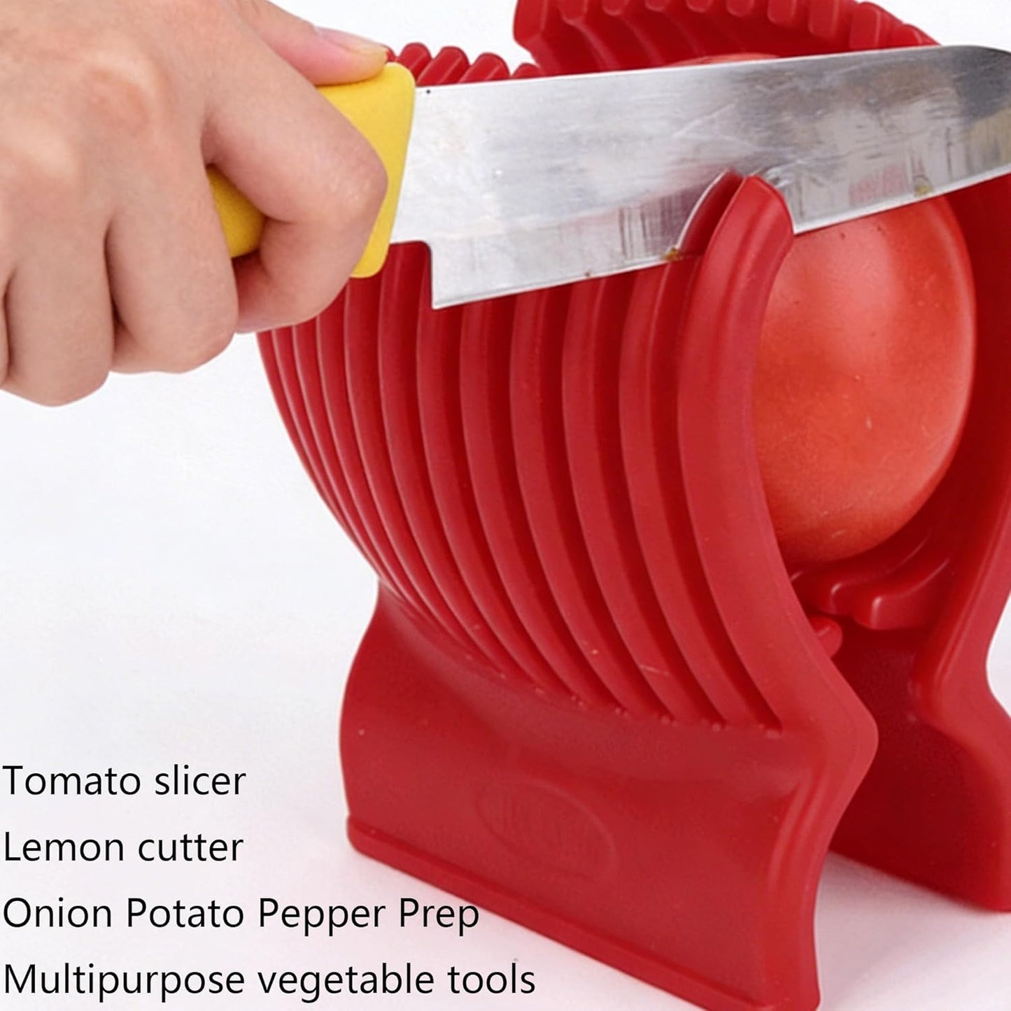 Tomato Slicer, Tomato Cutter with Tomato Corer for Home use, Tomato Dicer, Kitchen Slicer, Slicing Tool, Easy Slicer for Sharp Vegetable