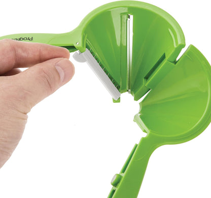 Prepworks by Progressive Veggie Spiralizer, Quick Way to Make Veggies, Julienne, Ribbon Cut, Zucchini, Pasta Noodle, Spaghetti, Dishwasher Safe