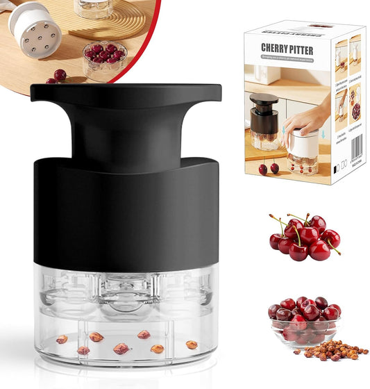 Cherry Pitter Multiple, Push Type Cherry Corer Multiple, Kitchen Cherry Jam 7 Holes Multi Pitter Tool, 7-in-1 Cherry Seed Remover Quick Portable Cherry Pitting Tool