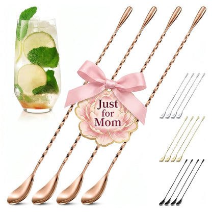 6 PCs Ceramic Handle Coffee Spoons Set – 6.1" Small Dessert Spoons with Floral Design – Stainless Steel Tea & Dessert Sugar Spoon for Coffee Bar, Espresso, Hot Drinks | Kitchen Gift Set for Women
