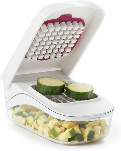 OXO Good Grips Vegetable and Onion Chopper with Easy Pour Opening White