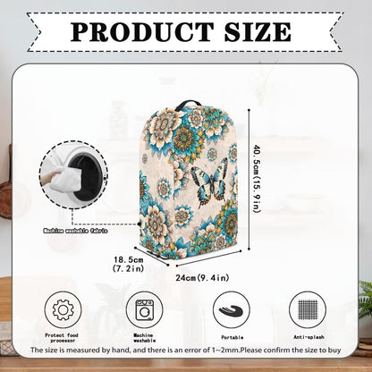 Coffee Pastry Blender Dust Cover with Drawstring Field Stand Mixer or Coffee Maker Cover Anti Fingerprint Polyester Appliance for Home Kitchen Decor
