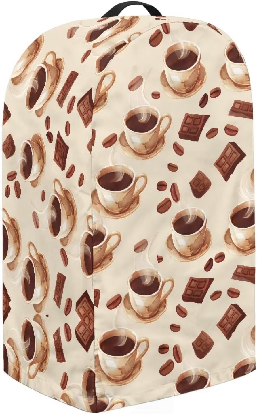 Coffee Pastry Blender Dust Cover with Drawstring Field Stand Mixer or Coffee Maker Cover Anti Fingerprint Polyester Appliance for Home Kitchen Decor