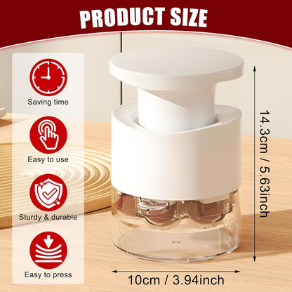 Cherry Pitter Multiple,2025 Quickly Release Multi Cherries Stoner Pitter,7-Hole Push Button Cherr'y Core Pit'ter Tool with Splatter Protector,Pit Seed Remover for Making Cherry Jam, Black
