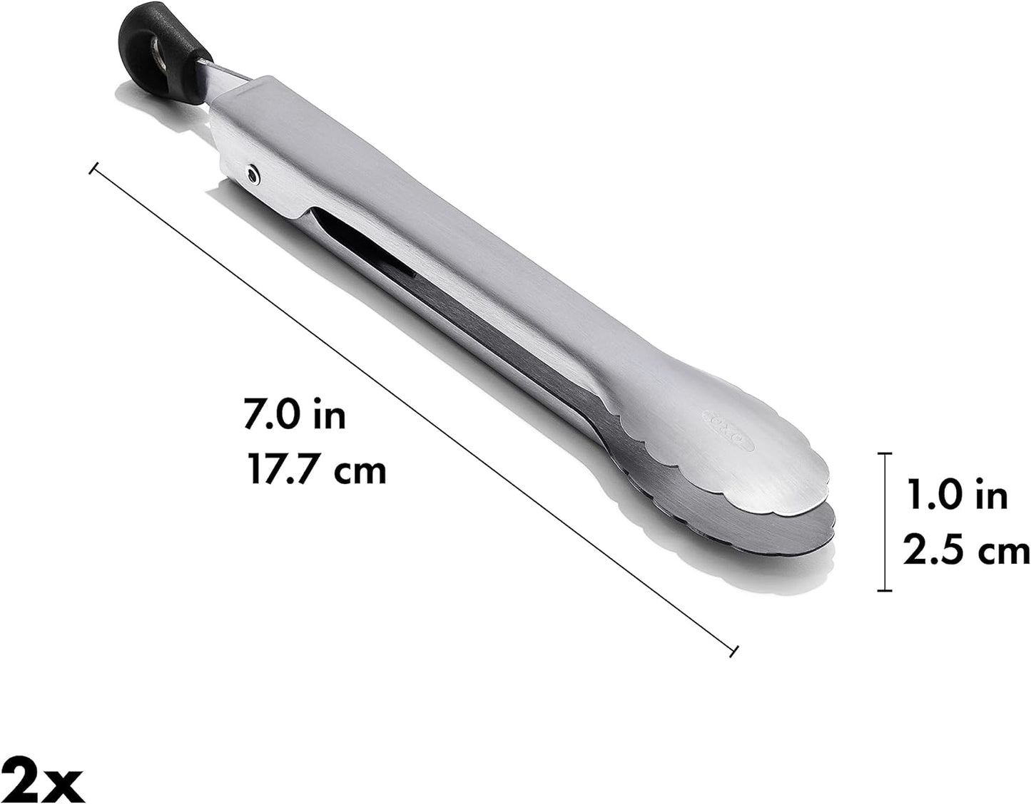 OXO Good Grips 9 Inch Stainless Steel Locking Tongs