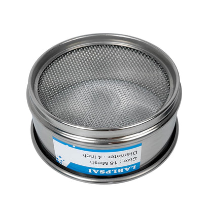 325 Mesh Lab Sieves 4" Diameter 304 Stainless Steel Wire Cloth Test Sieve for Industrial Laboratory Home