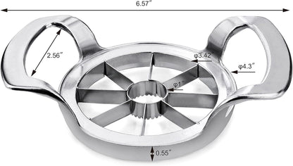 New Star Foodservice Heavy Duty Commercial Apple Corer and Divider, Silver, Powder Coating