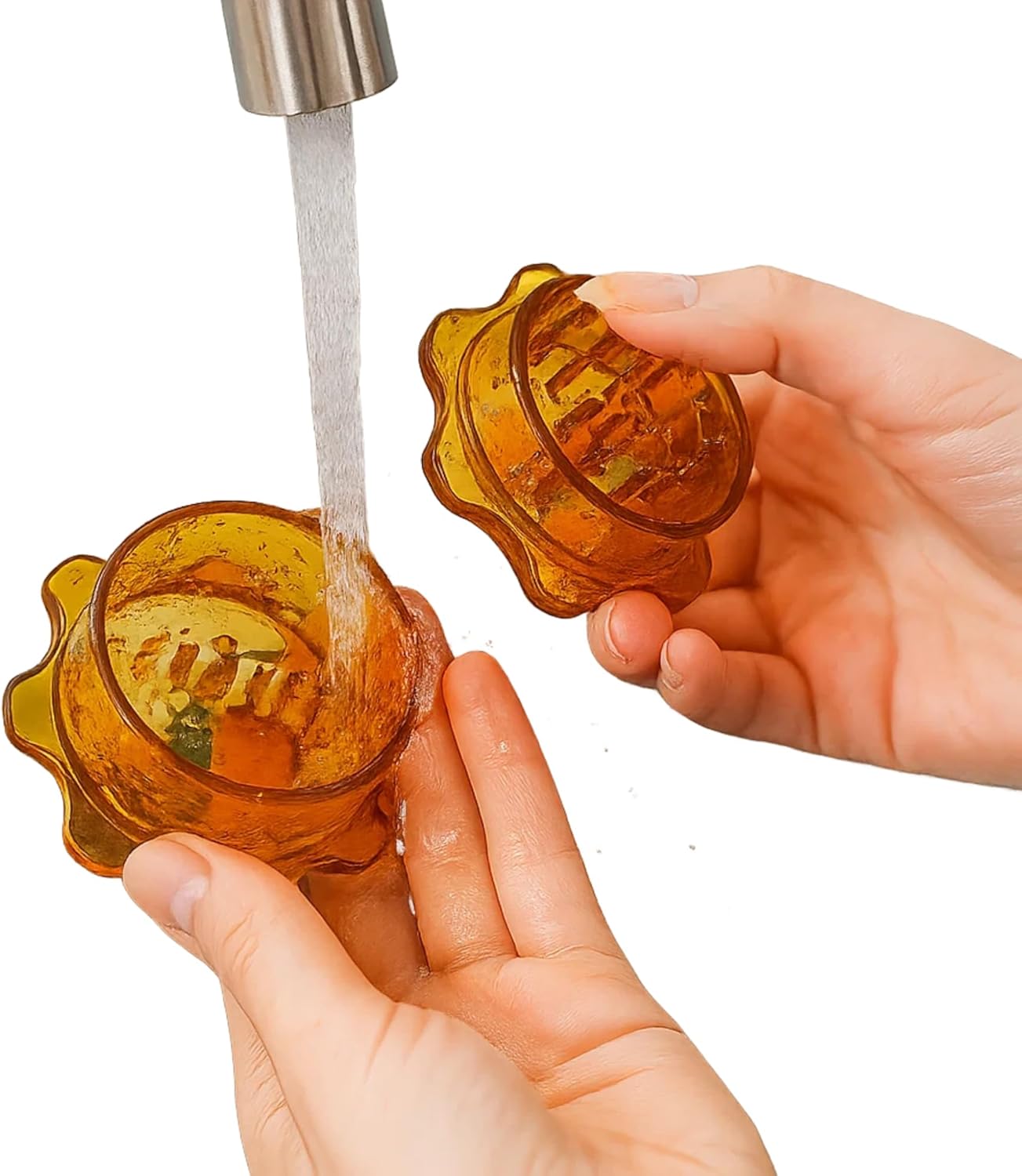 Angel’s Peel Lounge Grlic Mincer Manual Garlic for Quick Meal Preparation - Kitchen Tools for Mincing Grlic, Ginger, Herbs, Nuts (Clear Color)