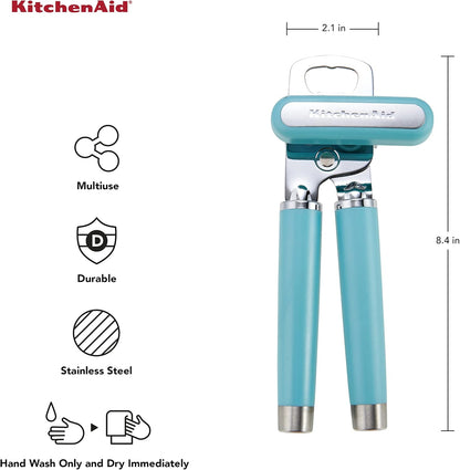 KitchenAid Gourmet Multifunction Can Opener/Bottle Opener, 8.36-Inch, Black