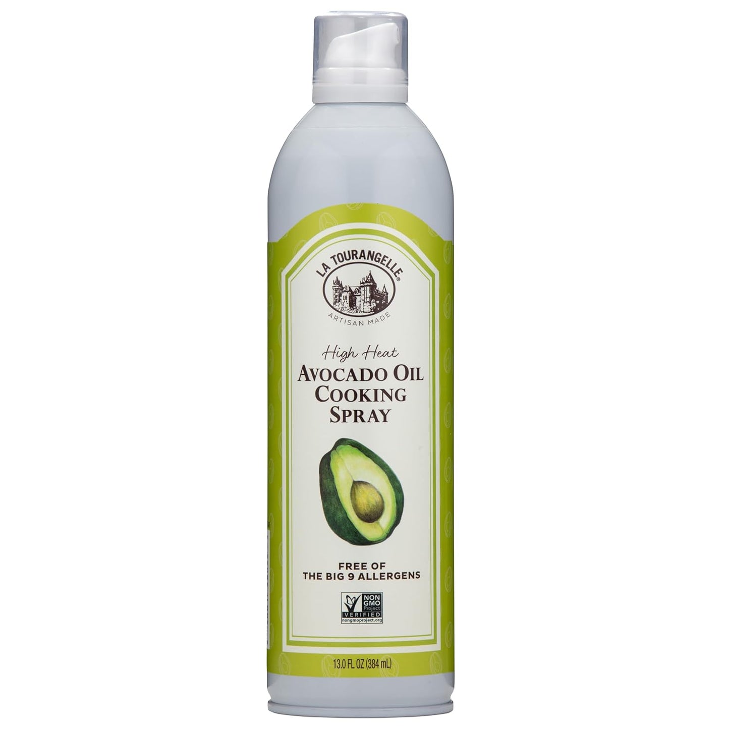 La Tourangelle, Organic Extra Virgin Olive Oil Spray, Cold-Pressed, All-Natural, Artisanal, Great for Cooking, Sauteing, Grilling, 5 Fl Oz