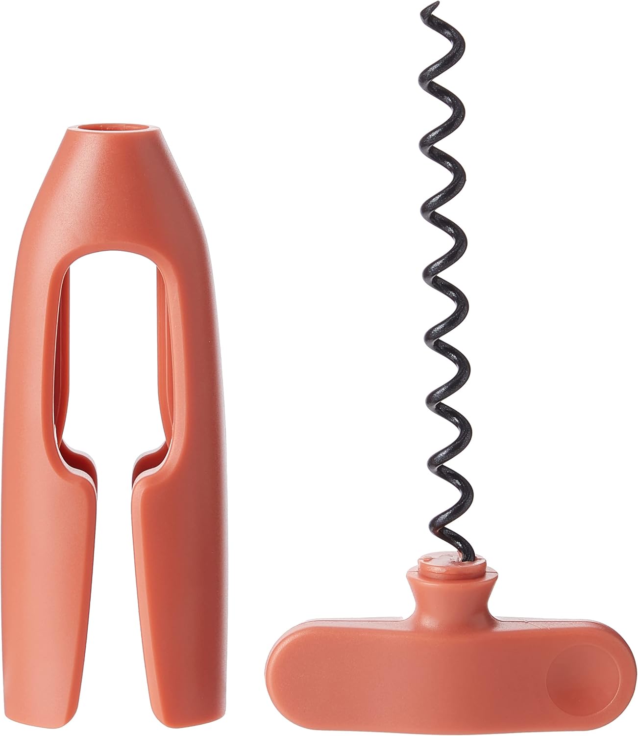 Brabantia Tasty+ Wine Bottle Opener Corkscrew (Dark Gray) Easy To Use, Safe Enclosed Spiral, Extra Large Turning Handle