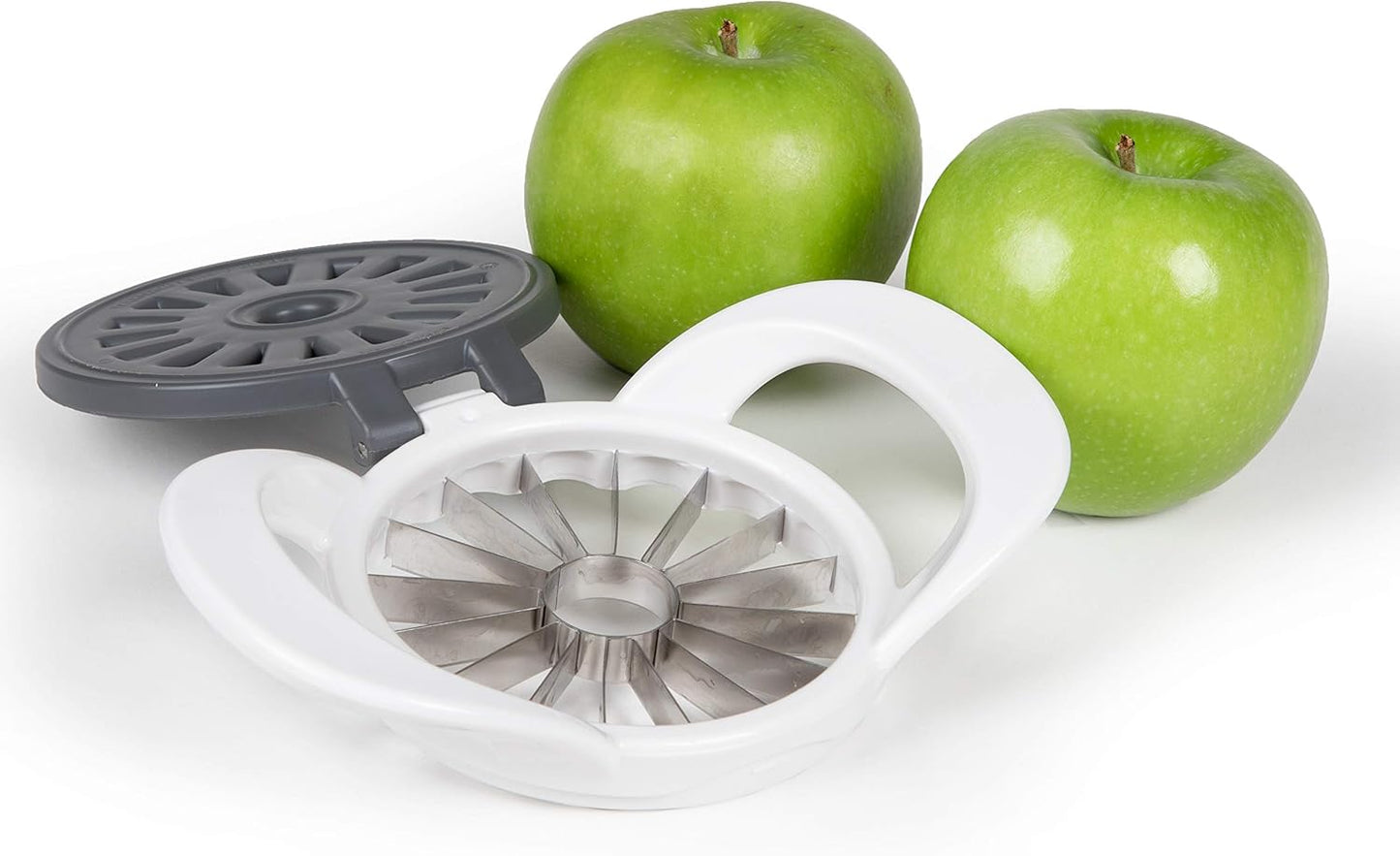 PrepWorks Dishwasher Safe Apple Slicer and Corer – 16-Slice Thin Apple Cutter with Safety Cover