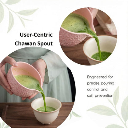 Matcha Whisk Set ,7 Pcs Matcha Set, Matcha Kit for Ceremony, Tradition Tea Set for Making Breakfast/Latte, with 20 OZ Bowl(Chawan)/Whisk and Holder, Valentine's Day Gift for Family/Friend Tea Lovers