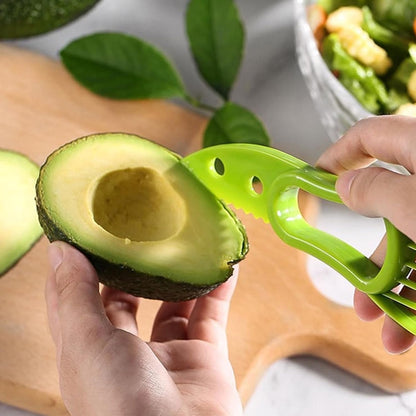 2 Pcs Avocado Slicer Tool Avocado Knife for Mashing Avocados Enucleation Making Guacamole, Green