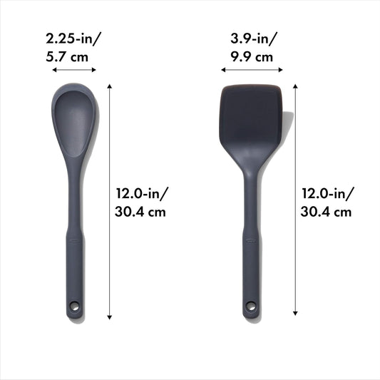 OXO Good Grips Silicone Everyday Ladle, 719812689807, Peppercorn, One Size
