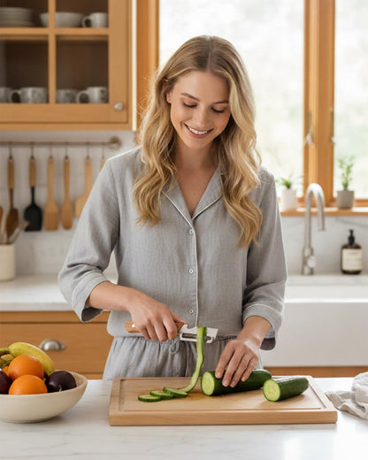 Kiwi Peeler Multifunctional Vegetable Peeler Stainless Steel Potato De Papas Kitchen Shears and Pineapple Peelers Fruit Food Pelador De Verduras Apple Corer Paring Knife Carrot Shredder (3pcs)