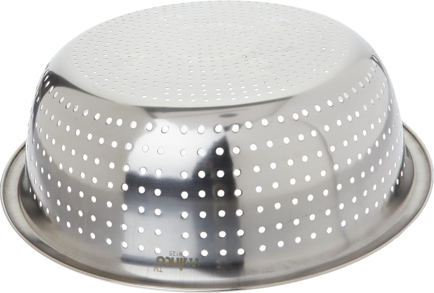 Winco Aluminum Colander with Base, 8-Quart, Medium