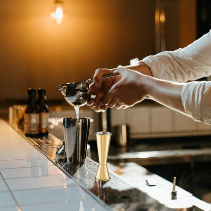 Briout Jigger for Bartending, Double Cocktail Jigger Japanese Premium 304 Stainless Steel Jigger 2 OZ 1 OZ with Measurements Inside