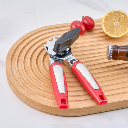 Can Opener Manual, Red Can Opener, Hand Crank Can Opener