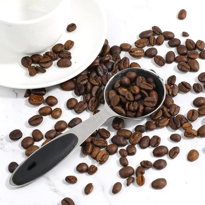 1 Tbsp(3 Tsp | 15 Ml |15 Cc| 0.5 Oz) Long Handle Measuring Spoon, Stainless Steel Table Spoon Coffee Scoop with Non-slip Handle for Coffee Brewing, Cooking, Baking (1 Pack)