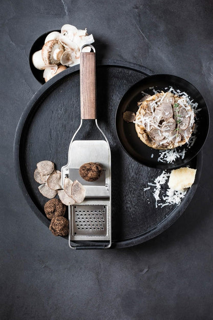 Microplane Master Series Ribbon Grater, Stainless Steel, Walnut Wood, 30 x 6.8 x 2 cm