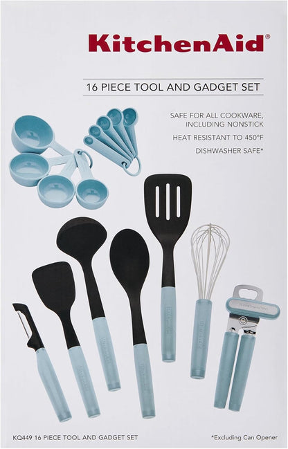 KitchenAid Classic Tool and Gadget Set, 15-Piece, Black