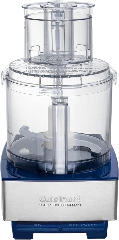 Cuisinart 7-Cup Pro Classic Food Processor, 600-Watt Motor, Vegetable Chopper & Blender for Mincing, Dicing, Shredding, Puree & Kneading Dough, DLC-10SYP1, White