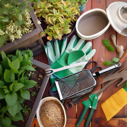 2pcs Gardening Soil Sifter with Stainless Steel Handle Sand Soil Compost Sifter 0.15/0.2 Inch Mesh Screen for Sand,Dirt, Rock,Compost,Filtration