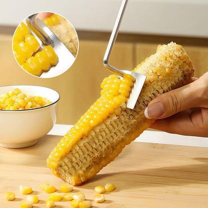 2 Pack Corn Cob Stripper Tool, Efficient Kernel Peeler for Home Kitchen, Essential for Corn Removal